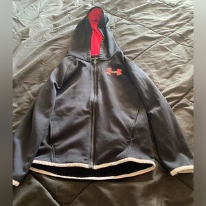 Girls Under Armour Zip Up Hoodie
